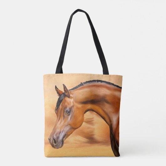 Arabian Horse Persoonlijk Tote Bag (Achterkant)