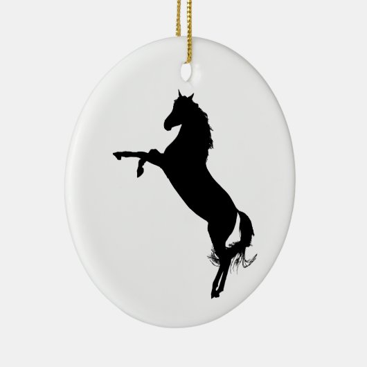 Arabian Horse Silhouette Keramisch Ornament (Rechts)