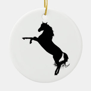 Arabian Horse Silhouette Keramisch Ornament