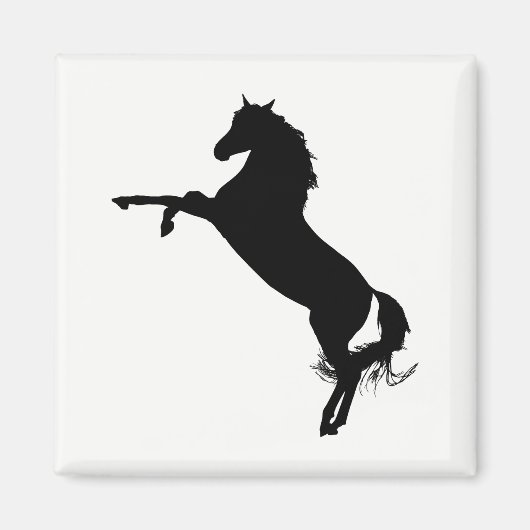 Arabian Horse Silhouette Magneet (Voorkant)