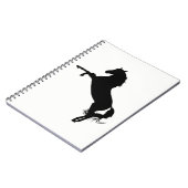 Arabian Horse Silhouette Notitieboek (Linkerzijde)