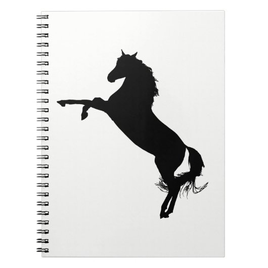 Arabian Horse Silhouette Notitieboek (Voorkant)