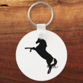 Arabian Horse Silhouette Sleutelhanger (Voorkant)