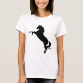 Arabian Horse Silhouette T-shirt (Voorkant)