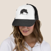 Arabian Horse Silhouette Trucker Pet (In situ)