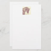Arabian Horse Stationery Briefpapier (Voorkant / Achterkant)