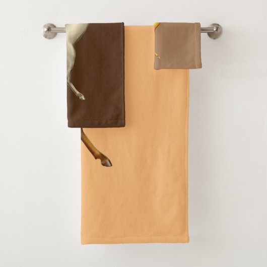Arabian Horse Towels set of 3 Bad Handdoek (Insitu)