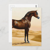 Arabian Horse - William Barraud Briefkaart (Voorkant / Achterkant)