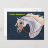 Arabian Horses Rule Briefkaart (Voorkant / Achterkant)