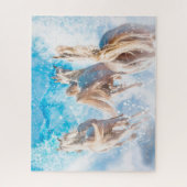 ARABIAN HORSES WINTER TAILS LEGPUZZEL (Verticaal)