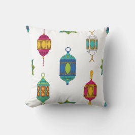 Arabian Lanterns & Stars Pattern Kussen