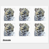 Arabian Leopard 2008 4 Vierkante Sticker (Vel)