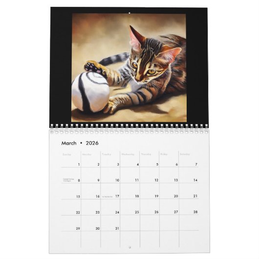 Arabian Mau Cat Kalender (Mar 2026)