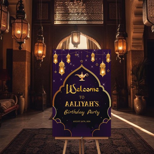 Arabian Nights Arabisch Welkom Poster