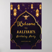 Arabian Nights Arabisch Welkom Poster (Voorkant)