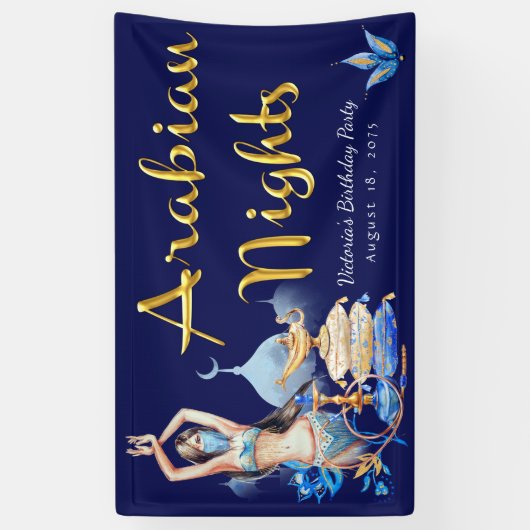 Arabian Nights Banner (Verticaal)