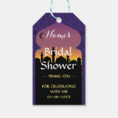 Arabian Nights Bedankt Label Favor Vrijgezellenfee Cadeaulabel (Voorkant)