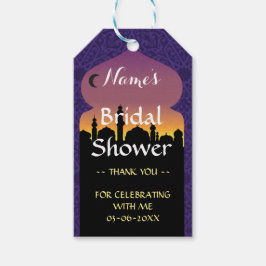 Arabian Nights Bedankt Label Favor Vrijgezellenfee Cadeaulabel