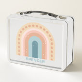 Arabian Nights Boho Regenboog Metalen Lunchbox (Achterkant)