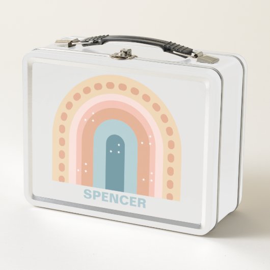 Arabian Nights Boho Regenboog Metalen Lunchbox (Voorkant)