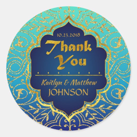 Arabian Nights Bollywood dank je label (Voorkant)