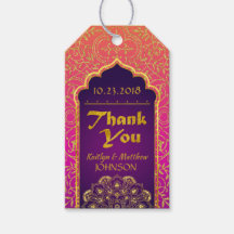 Arabian Nights Bollywood Dank u Gift Label