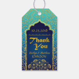 Arabian Nights Bollywood Dank u Gift Label Cadeaulabel