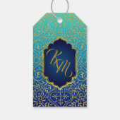 Arabian Nights Bollywood Dank u Gift Label Cadeaulabel (Achterkant)