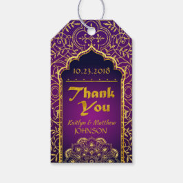 Arabian Nights Bollywood Dank u Gift Label Cadeaulabel