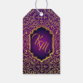 Arabian Nights Bollywood Dank u Gift Label Cadeaulabel (Achterkant)
