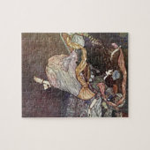Arabian Nights Exotic Belly Dancer met Sjaals Legpuzzel (Horizontaal)