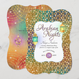 Arabian Nights Exotic Party String Lights Lantern Kaart