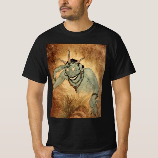Arabian Nights Geest door Edmund Dulac T-shirt (Voorkant)