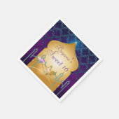 Arabian Nights Gold Magic Lamp Party Servetten (Hoek)