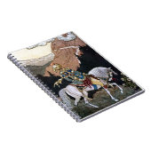 Arabian Nights Knight Prince op White Horse Notitieboek (Rechterzijde)