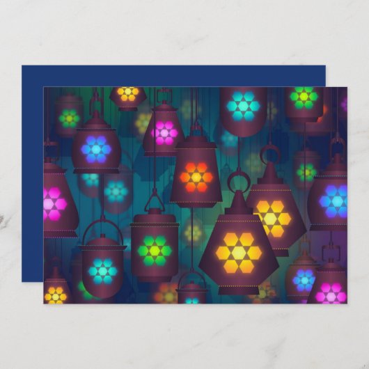 Arabian Nights Lantern Kaart (Voorkant / Achterkant)