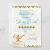 Arabian Nights Marokkaans Baby shower Uitnodiging (Voorkant)