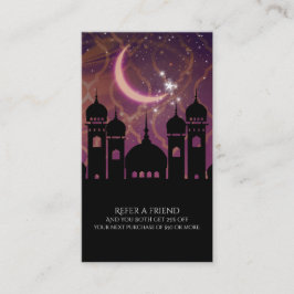Arabian Nights Marokkaans Oosten Verwijs een vrien Aanbevelingskaartje