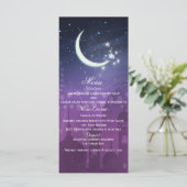 Arabian Nights Marokkaans Paars Maanslicht Menu (Staand voorkant)