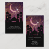 Arabian Nights Marokkaanse Oost Verwijs een vriend Aanbevelingskaartje (Voorkant / Achterkant)