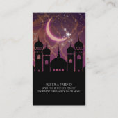 Arabian Nights Marokkaanse Oost Verwijs een vriend Aanbevelingskaartje (Voorkant)