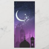 Arabian Nights Marokkaanse Paarse maanlicht Menu (Achterkant)