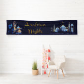 Arabian Nights Party Evenementenbanners Spandoek (Insitu)