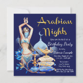 Arabian Nights Party Uitnodigingen (Voorkant)