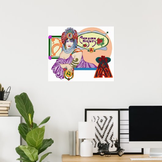 Arabian Nights Poster (Thuiskantoor)