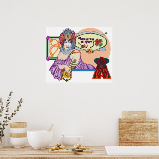 Arabian Nights Poster (Keuken)