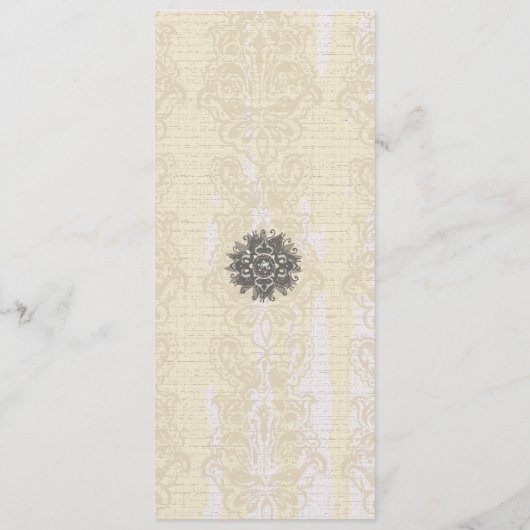 Arabian Nights Shisha House Wedding Menu - (Achterkant)