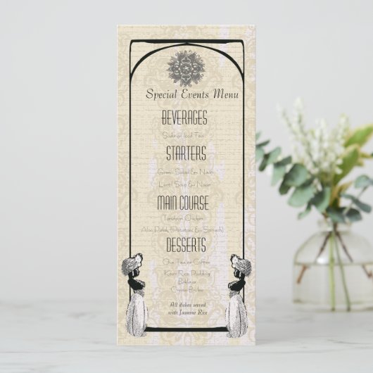 Arabian Nights Shisha House Wedding Menu - (Staand voorkant)