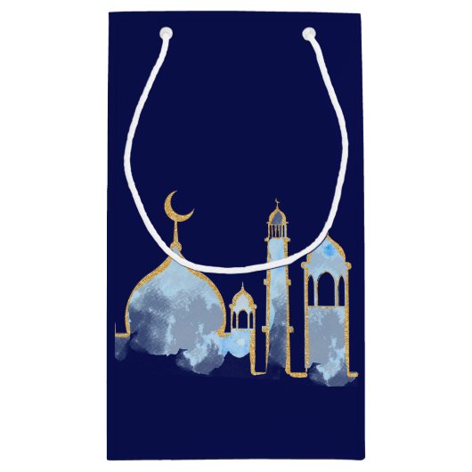 Arabian Nights Theme Gift Bags Klein Cadeauzakje (Achterkant)