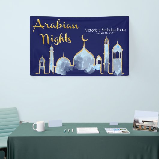 Arabian Nights Verjaardag Banners (Beurs)